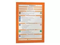 Een Duraframe Durable 487209 A4 oranje koop je bij EconOffice
