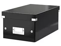 Een Dvd Box Leitz WOW Click &amp; Store 206x147x352mm zwart koop je bij EconOffice