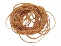 Een Elastiek Standard Rubber Bands 10 30x1.5mm 500gr 4750 stuks bruin koop je bij Totaal Kantoor Goeree