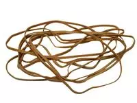 Een Elastiek Standard Rubber Bands 24 150x1.5mm 500gr 880 stuks bruin koop je bij EconOffice