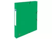 Een Elastobox Oxford Top File+ A4 25mm groen koop je bij KantoorProfi België BV