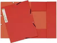 Een Elastomap Exacompta Forever A4 3 kleppen 380gr rood koop je bij EconOffice