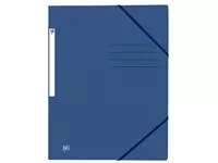 Een Elastomap Oxford Top File+ A4 donkerblauw koop je bij Van Leeuwen Boeken- en kantoorartikelen