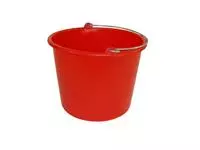 Een Emmer Cleaninq 12 liter rood koop je bij MV Kantoortechniek B.V.