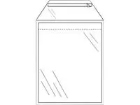 Een Envelop CleverPack akte B4 245x350mm zelfklevend transparant pak à 50 stuks koop je bij KantoorProfi België BV