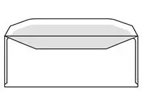 Een Envelop IEZZY C5/6 114x229mm venster rechts gegomd wit 500st koop je bij KantoorProfi België BV