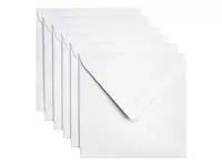 Een Envelop Papicolor 140x140mm metallic parelwit koop je bij EconOffice