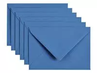 Een Envelop Papicolor C6 114x162mm donkerblauw koop je bij Van Hoye Kantoor BV