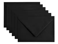 Een Envelop Papicolor C6 114x162mm ravenzwart koop je bij Goedkope Kantoorbenodigdheden