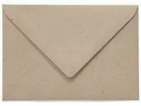 Een Envelop Papicolor EA5 156x220mm recycled fluting kraft grijs koop je bij Totaal Kantoor Goeree