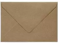 Een Envelop Papicolor EA5 156x220mm recycled kraft bruin koop je bij Van Leeuwen Boeken- en kantoorartikelen