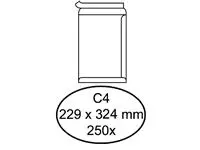 Een Envelop Quantore akte C4 229x324mm zelfklevend wit 250stuks koop je bij Totaal Kantoor Goeree