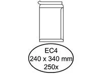 Een Envelop Quantore akte EC4 240x340mm zelfklevend wit 250stuks koop je bij Van Hoye Kantoor BV