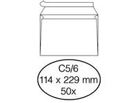 Een Envelop Quantore bank C5/6 114x229mm zelfklevend wit 50stuks koop je bij Goedkope Kantoorbenodigdheden