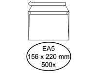 Een Envelop Quantore bank EA5 156x220mm zelfklevend wit 500stuks koop je bij Kantoorvakhandel van der Heijde