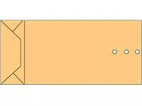 Een Envelop Quantore monsterzak 100x245x40mm bruin 250stuks koop je bij L&amp;N Partners voor Partners B.V.