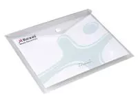 Een Enveloptas Rexel ice A5 transparant koop je bij EconOffice