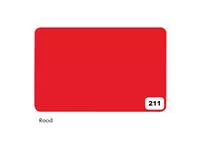 Een Etalagekarton Folia 1-zijdig 48x68cm 380gr nr211 rood koop je bij Van Hoye Kantoor BV