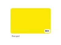 Een Etalagekarton Folia 1-zijdig 48x68cm 380gr nr911 fluor geel koop je bij Van Hoye Kantoor BV