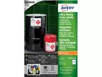 Een Etiket Avery B7173-50 99x57mm polyethyleen wit 500stuks koop je bij QuickOffice BV