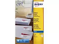 Een Etiket Avery J8160-10 63.5x38.1mm wit 210stuks koop je bij Kantoorvakhandel van der Heijde