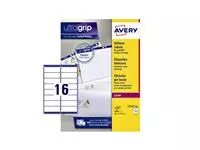 Een Etiket Avery L7162-250 99.1x33.9mm wit 4000stuks koop je bij EconOffice