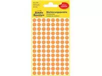 Een Etiket Avery Zweckform 3178 rond 8mm oranje 416stuks koop je bij Totaal Kantoor Goeree