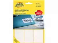 Een Etiket Avery Zweckform 3329 76x39mm wit 192stuks koop je bij EconOffice