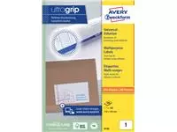 Een Etiket Avery Zweckform 6135 210x148mm wit 200stuks koop je bij L&amp;N Partners voor Partners B.V.