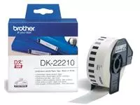 Een Etiket Brother DK-22210 29mm thermisch 30-meter wit papier koop je bij EconOffice