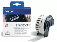 Een Etiket Brother DK-22211 29mm 15-meter witte film koop je bij EconOffice