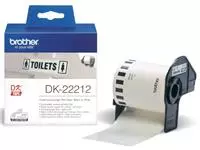 Een Etiket Brother DK-22212 62mm 15-meter witte film koop je bij EconOffice