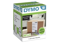 Een Etiket Dymo LabelWriter 5XL verzendlabel 104x159mm 1 rol á 220 stuks wit koop je bij Unimark Office B.V.