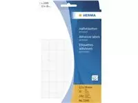 Een Etiket HERMA 2340 12x18mm wit 1792 stuks koop je bij EconOffice