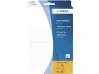 Een Etiket HERMA 2570 74x105mm wit 64 stuks koop je bij EconOffice