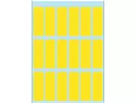 Een Etiket HERMA 3651 12x34mm geel 90 stuks koop je bij KantoorProfi België BV