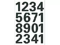 Een Etiket HERMA 4168 25mm getallen 0-9 zwart koop je bij Van Hoye Kantoor BV
