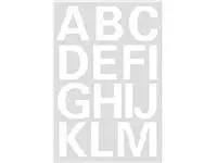 Een Etiket HERMA 4169 25mm letters A-Z wit koop je bij KantoorProfi België BV