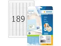 Een Etiket HERMA 4333 25.4X10mm A4 25st koop je bij EconOffice
