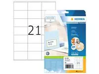 Een Etiket HERMA 4361 70x42mm premium wit 525stuks koop je bij EconOffice
