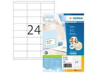 Een Etiket HERMA 4429 70x35mm premium wit 2400stuks koop je bij EconOffice