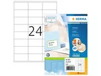 Een Etiket HERMA 4453 70x36mm premium wit 2400stuks koop je bij EconOffice