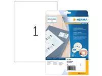 Een Etiket HERMA 4824 210x297mm A4 wit 25stuks koop je bij EconOffice