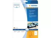Een Etiket HERMA 4915 199.6X143.5mm 50st wit koop je bij EconOffice