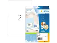 Een Etiket HERMA 8636 210x148mm A4 premium wit 20stuks koop je bij EconOffice