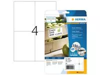 Een Etiket HERMA Power 10909 105x148mm wit 100stuks koop je bij EconOffice