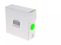 Een Etiket Rillprint 25mm 500st op rol fluor groen koop je bij KantoorProfi België BV