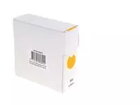 Een Etiket Rillprint 25mm 500st op rol fluor oranje koop je bij Van Leeuwen Boeken- en kantoorartikelen