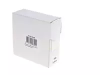 Een Etiket Rillprint 25mm 500st op rol wit koop je bij Van Leeuwen Boeken- en kantoorartikelen