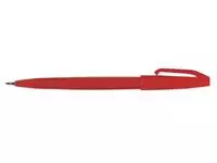 Een Fineliner Pentel Signpen S520 medium rood koop je bij Van Hoye Kantoor BV